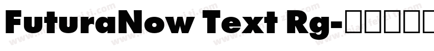 FuturaNow Text Rg字体转换